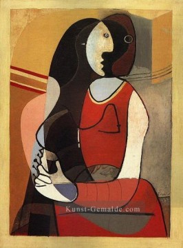 man - Woman Sitting 3 1937 cubist Pablo Picasso